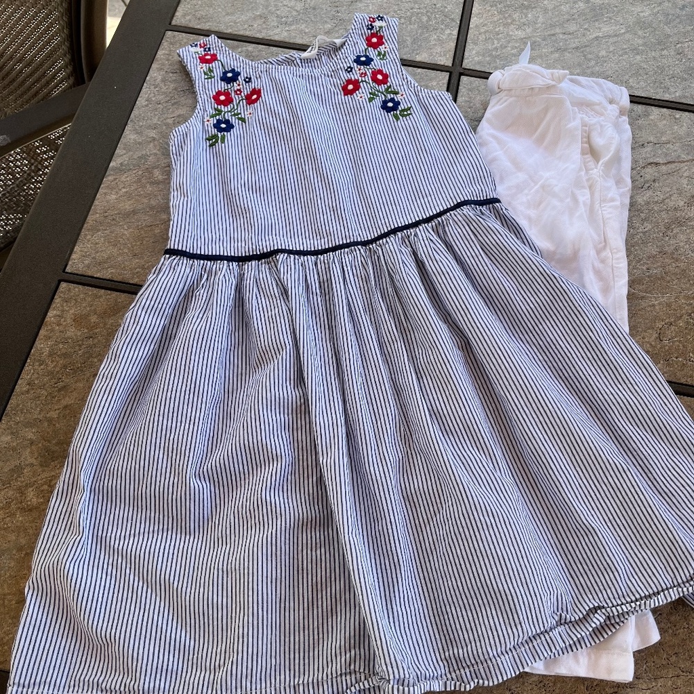Beebay navy stripe dress
